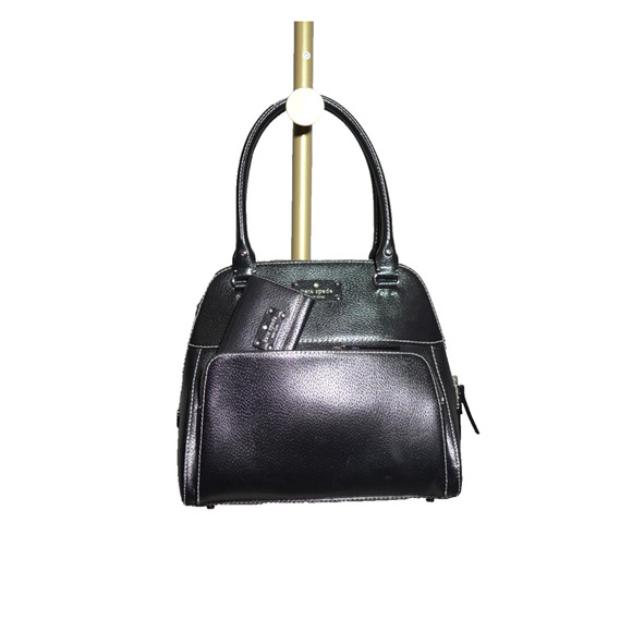 Kate Spade Wellesley Black Leather Satchel and Wallet Set 2PK Preppy City NWOT - Picture 1 of 16